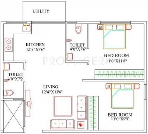 Aryan Build Estates Pvt Ltd Moon Stone (2BHK+2T (815 sq ft) 815 sq ft) Aryan Build Estates Pvt Ltd Moon Stone (2BHK+2T (815 sq ft) 815 sq ft)