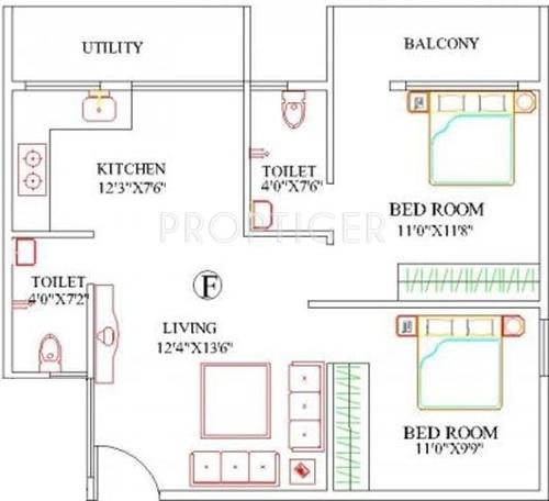 Aryan Build Estates Pvt Ltd Moon Stone (2BHK+2T (890 sq ft) 890 sq ft) Aryan Build Estates Pvt Ltd Moon Stone (2BHK+2T (890 sq ft) 890 sq ft)