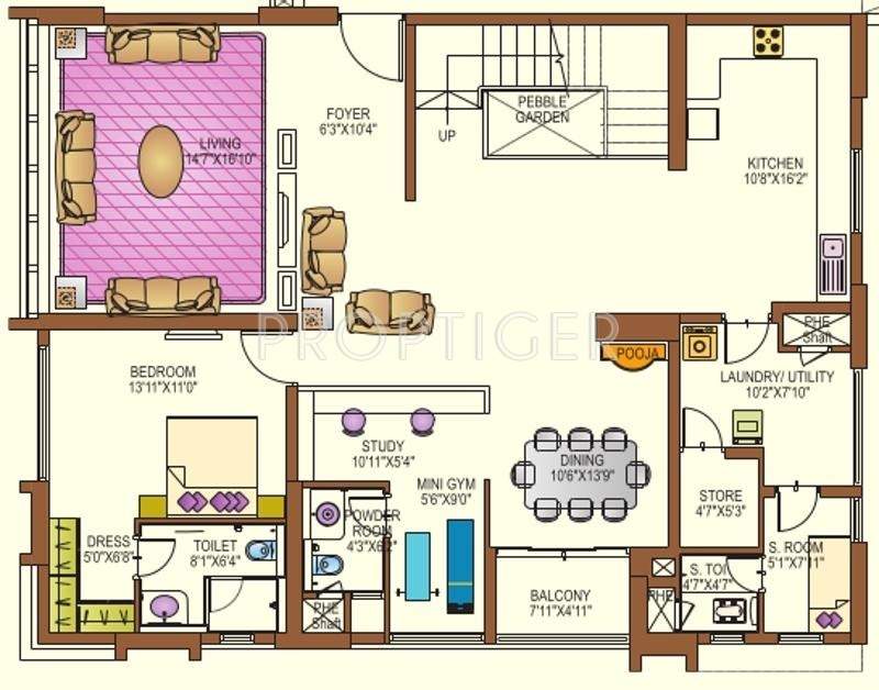 Lanco Hills Apartments (4BHK+5T (4,477 sq ft) + Study Room 4477 sq ft)