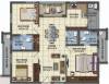Lanco Domina Condominiums (3BHK+2T (1,380 sq ft) 1380 sq ft)