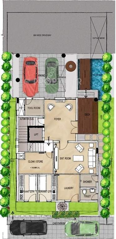 Lanco Hanging Gardens Villas (4BHK+5T (5,850 sq ft) + Servant Room 5850 sq ft)