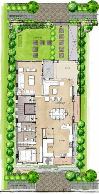 Lanco Hanging Gardens Villas (4BHK+5T (5,850 sq ft) + Servant Room 5850 sq ft)