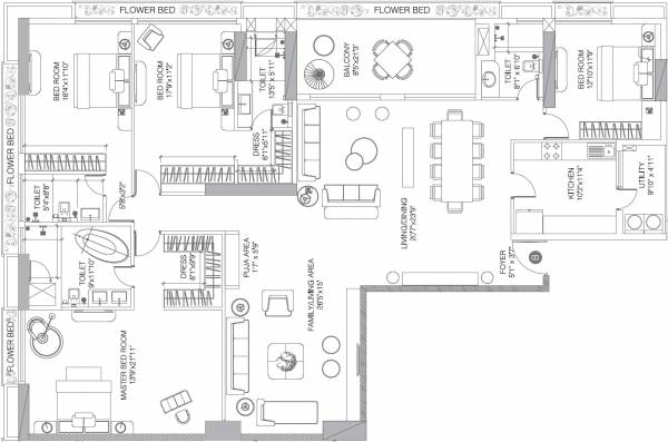 Kish The Icon (4BHK+4T (3,977 sq ft) 3977 sq ft)