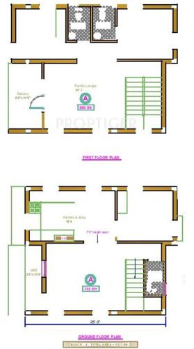 Malainur Ashokam (3BHK+3T (1,522 sq ft) 1522 sq ft)