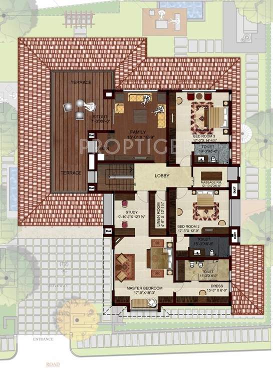 Raj Buckingham Gardens (4BHK+4T (6,778 sq ft) Study Room 6778 sq ft)