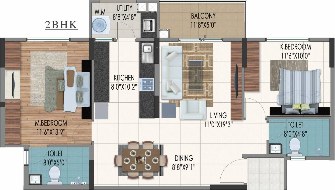  nandanam Floor Plan Floor Plan