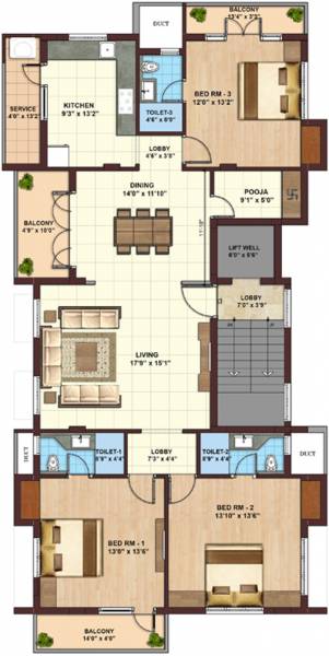 Kgeyes Mahalingapuram (3BHK+3T (2,088 sq ft) + Pooja Room 2088 sq ft)
