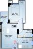 Belani Ayana (1BHK+1T (589 sq ft) 589 sq ft)