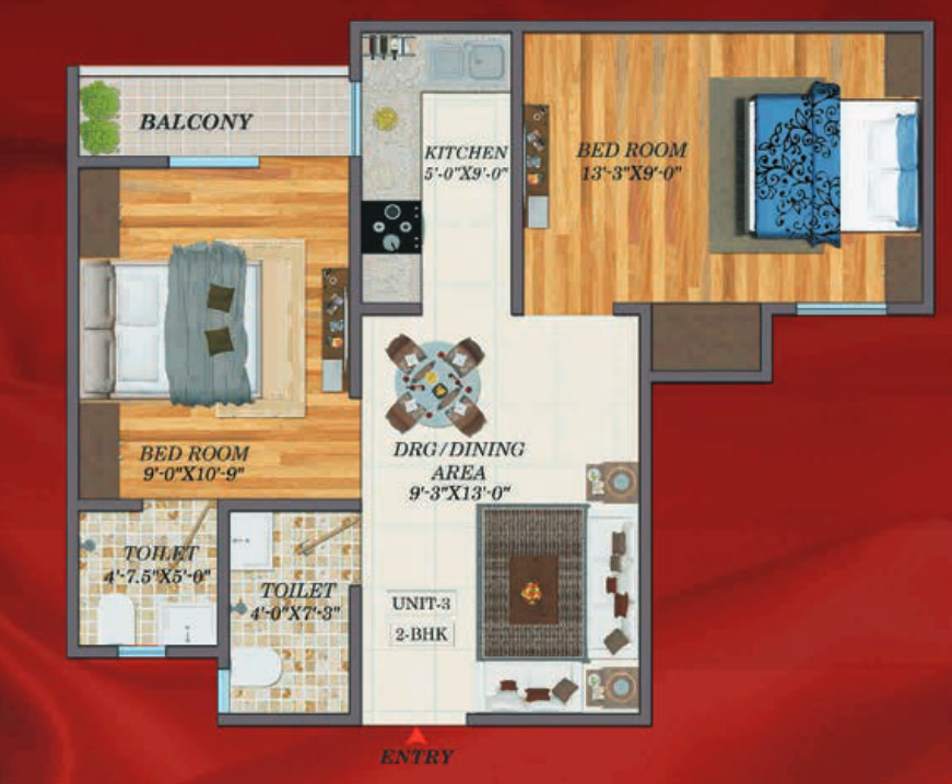 Laurel Provinces (2BHK+2T (910 sq ft) 910 sq ft) Laurel Provinces (2BHK+2T (910 sq ft) 910 sq ft)