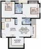 Ruby Elite (2BHK+2T (1,040 sq ft) 1040 sq ft)