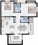 Ruby Elite (2BHK+2T (1,040 sq ft) 1040 sq ft) Ruby Elite (2BHK+2T (1,040 sq ft) 1040 sq ft)
