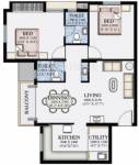 Ruby Elite (2BHK+2T (1,075 sq ft) 1075 sq ft) Ruby Elite (2BHK+2T (1,075 sq ft) 1075 sq ft)