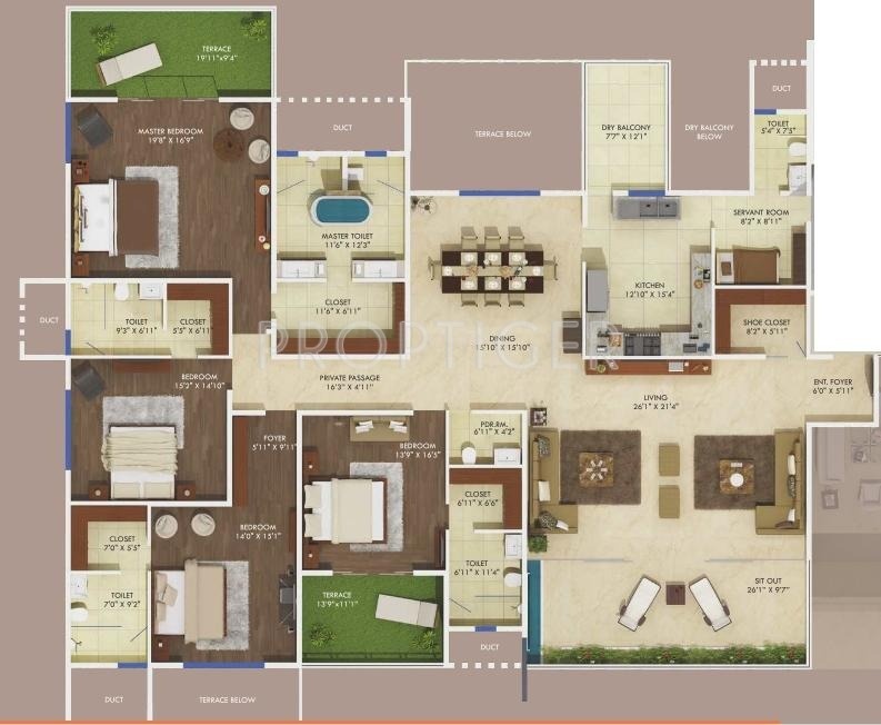 Amar Eternity (4BHK+4T (4,544 sq ft) Servant Room 4544 sq ft) Amar Eternity (4BHK+4T (4,544 sq ft) Servant Room 4544 sq ft)
