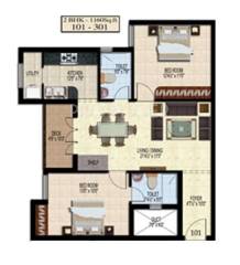 Sri Kalpa Vriksh (2BHK+2T (1,160 sq ft) 1160 sq ft) Sri Kalpa Vriksh (2BHK+2T (1,160 sq ft) 1160 sq ft)