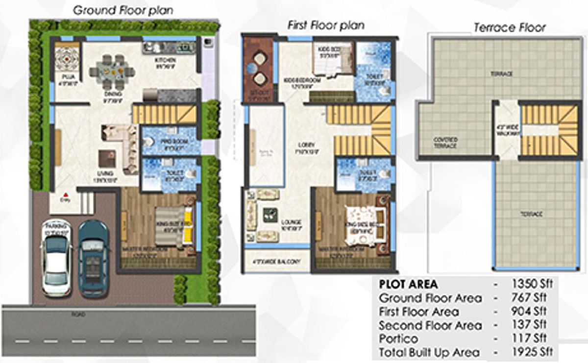 Myron Integrity Homes (3BHK+4T (1,925 sq ft) + Pooja Room 1925 sq ft)