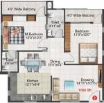 Soorya Soorya Symphony (2BHK+2T (1,080 sq ft) 1080 sq ft)