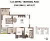 South India SIS Sintra (2BHK+2T (662 sq ft) 662 sq ft)