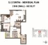 South India SIS Sintra (2BHK+2T (682 sq ft) 682 sq ft)