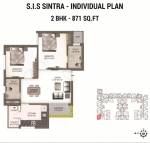 South India SIS Sintra (2BHK+2T (871 sq ft) 871 sq ft) South India SIS Sintra (2BHK+2T (871 sq ft) 871 sq ft)