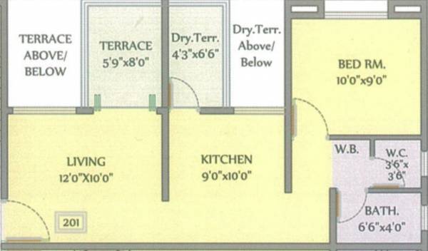 Sonetra Sairang Classic (1BHK+1T (387.07 sq ft) 387.07 sq ft)