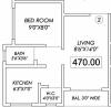 Mali Adicio (1BHK+1T (469.95 sq ft) 469.95 sq ft)