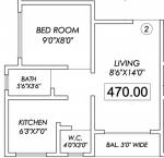 Mali Adicio (1BHK+1T (469.95 sq ft) 469.95 sq ft) Mali Adicio (1BHK+1T (469.95 sq ft) 469.95 sq ft)