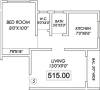 Mali Adicio (1BHK+1T (514.95 sq ft) 514.95 sq ft)