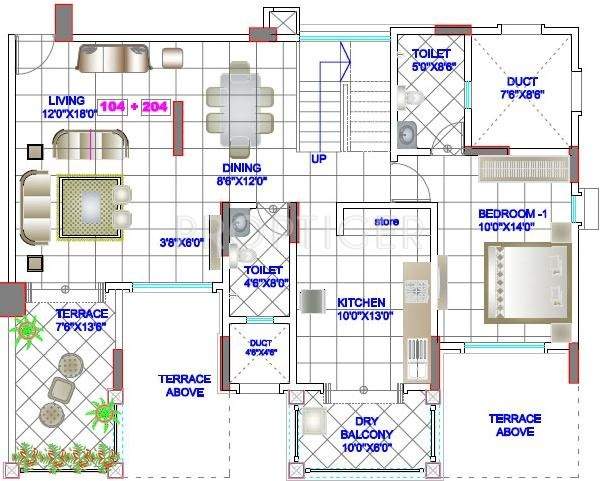 KUL Laxmi Villas (4BHK+5T (2,502 sq ft) 2502 sq ft)