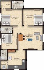 The Nest Pride (3BHK+3T (1,235 sq ft) 1235 sq ft) The Nest Pride (3BHK+3T (1,235 sq ft) 1235 sq ft)