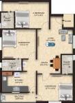 The Nest Pride (3BHK+3T (1,360 sq ft) 1360 sq ft)