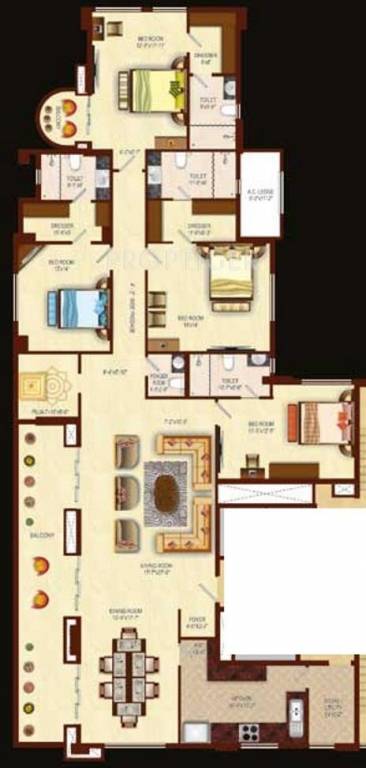 Ideal Ideal Legacy (4BHK+4T (4,400 sq ft) 4400 sq ft)
