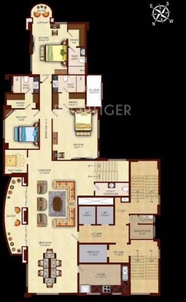 Ideal Ideal Legacy (4BHK+4T (4,255 sq ft) 4255 sq ft)