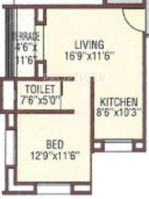 Devi Indrayani (1BHK+1T (700 sq ft) 700 sq ft) Devi Indrayani (1BHK+1T (700 sq ft) 700 sq ft)