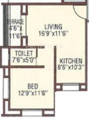 Devi Indrayani (1BHK+1T (700 sq ft) 700 sq ft) Devi Indrayani (1BHK+1T (700 sq ft) 700 sq ft)
