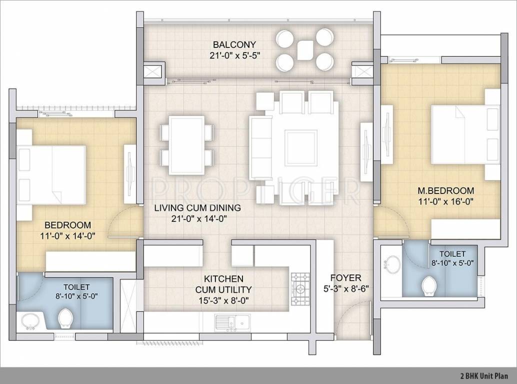 Spectra Palmwoods (2BHK+2T (1,450 sq ft) 1450 sq ft) Spectra Palmwoods (2BHK+2T (1,450 sq ft) 1450 sq ft)