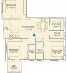 Eden Eden Pearls (3BHK+3T (1,308 sq ft) 1308 sq ft)