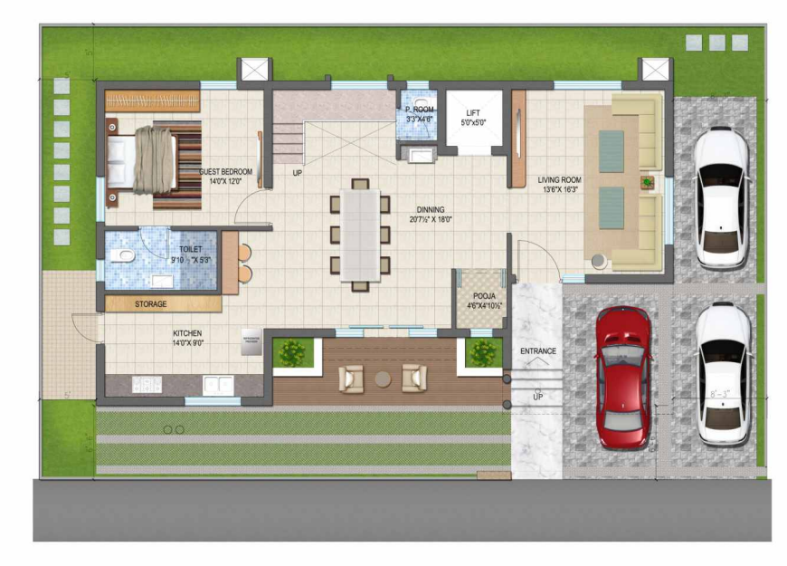  woods Floor Plan Ground Floor Plan