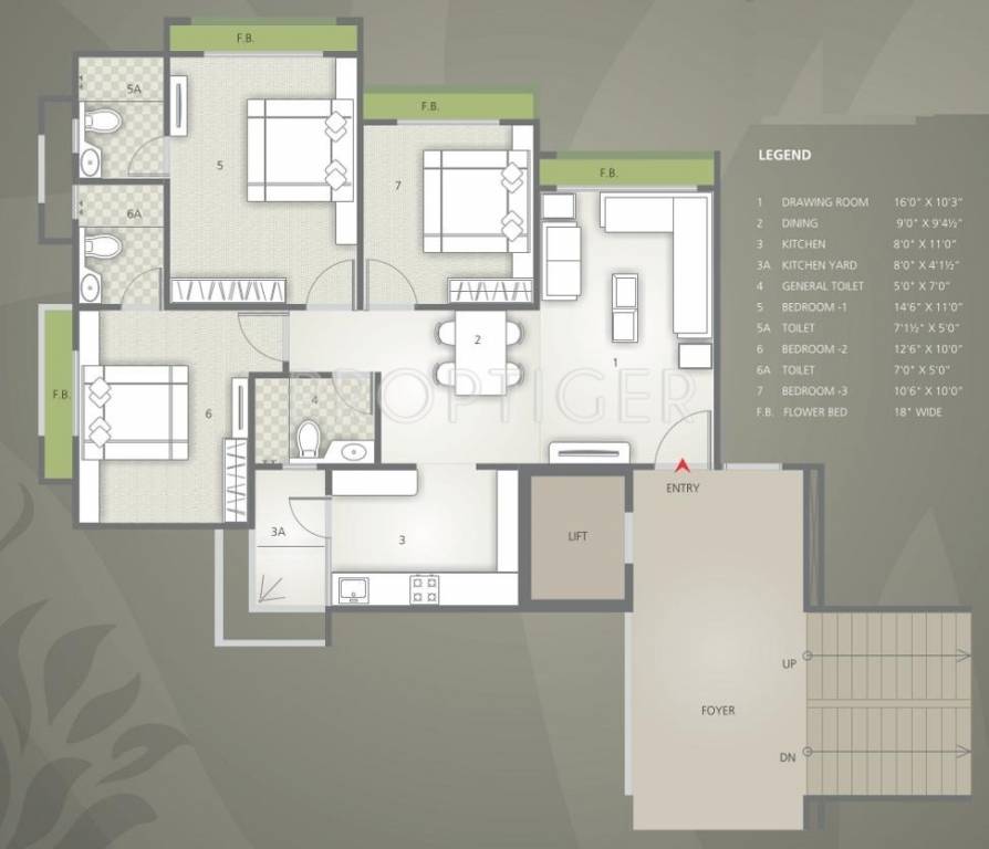 Safal Orchid Elegance (3BHK+3T (1,545 sq ft) 1545 sq ft) Safal Orchid Elegance (3BHK+3T (1,545 sq ft) 1545 sq ft)