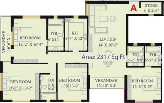 Natural City (4BHK+4T (2,317 sq ft) 2317 sq ft) Natural City (4BHK+4T (2,317 sq ft) 2317 sq ft)