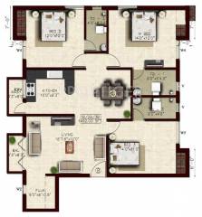 India Padmalaya (3BHK+3T (1,492 sq ft)   Pooja Room 1492 sq ft)