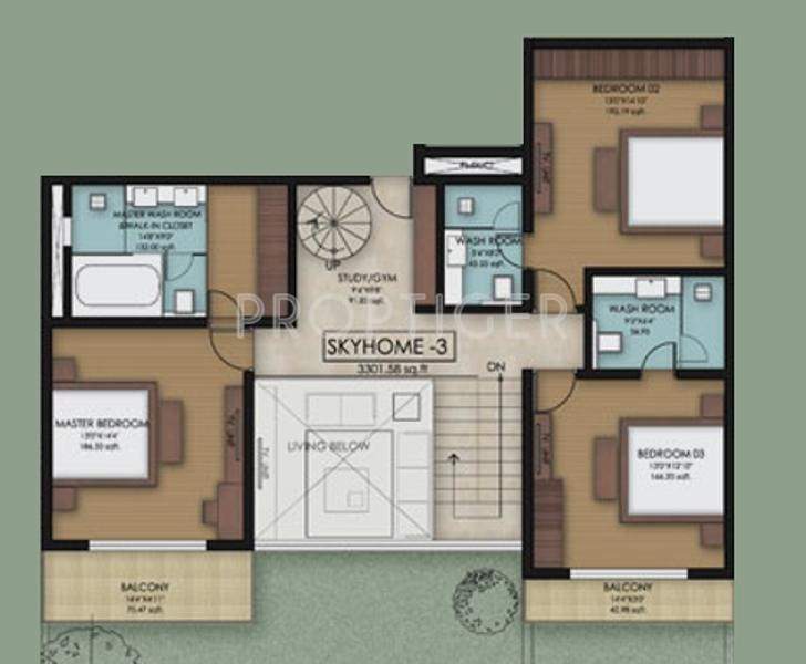 Gokaldas Nirvana (4BHK+4T (3,301 sq ft) + Servant Room 3301 sq ft)