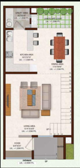 zen garden Floor Plan Ground Floor Plan