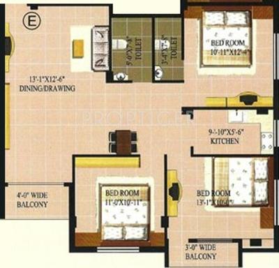 DP D P Abasan (3BHK+2T (1,342 sq ft) 1342 sq ft) DP D P Abasan (3BHK+2T (1,342 sq ft) 1342 sq ft)