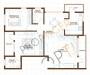 Manar Sirri Floor Plan (2BHK+2T)
