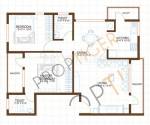 Manar Sirri Floor Plan (2BHK+2T)