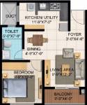 Shriram Blue (1BHK+1T (645 sq ft) 645 sq ft) Shriram Blue (1BHK+1T (645 sq ft) 645 sq ft)