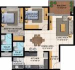 Shriram Blue (2BHK+2T (1,285 sq ft) 1285 sq ft) Shriram Blue (2BHK+2T (1,285 sq ft) 1285 sq ft)