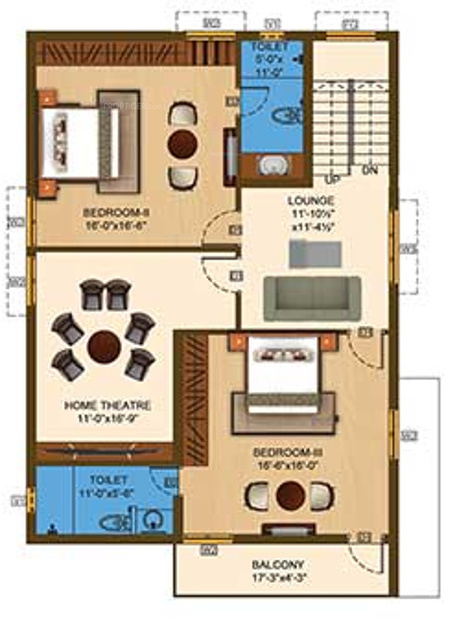 vistas villa phase ii Floor Plan First Floor Plan