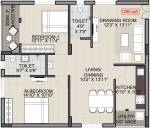 Technopolis Solitaire Pride (2BHK+2T (1,280 sq ft) 1280 sq ft)