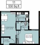 Arun Sanjani (1BHK+1T (530 sq ft) 530 sq ft)